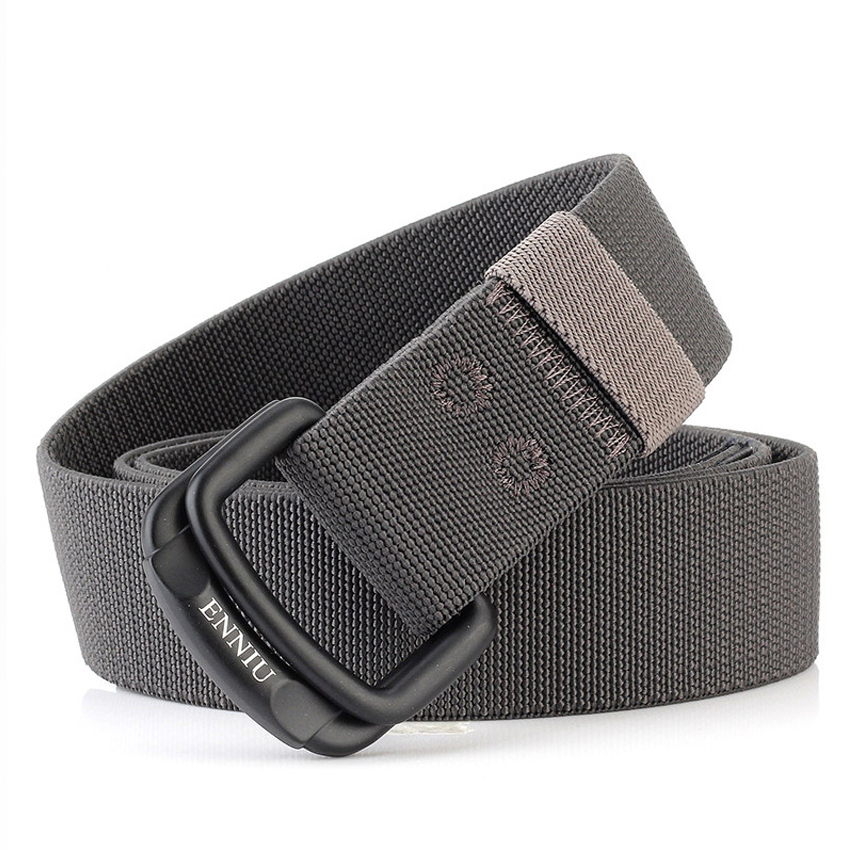 Military Equipment Belt Men Elastic Nylon Tactical Belts For Jeans Pants Solid Strap Canvas Double Ring Metal Buckle Waist Belt 201208, Black
Military Equipment Belt Men Elastic Nylon Tactical Belts For Jeans Pants Solid Strap Canvas Double Ring Metal Buckle Waist Belt 201208, Black