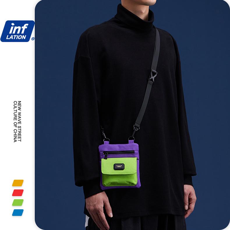INFLATION Men 2020 New Canvas Messager Bag Outdoor Shoulder Bags Fanny Pack For Men Letter Waist Bag Candy Color 274AI2020, Sky blue
INFLATION Men 2020 New Canvas Messager Bag Outdoor Shoulder Bags Fanny Pack For Men Letter Waist Bag Candy Color 274AI2020, Sky blue