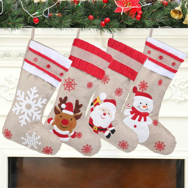 New Year 2021 Gifts Bag Christmas Stocking Noel Christmas Decorations for Home Navidad Socks Xmas Tree Decoration Natal Decor
New Year 2021 Gifts Bag Christmas Stocking Noel Christmas Decorations for Home Navidad Socks Xmas Tree Decoration Natal Decor