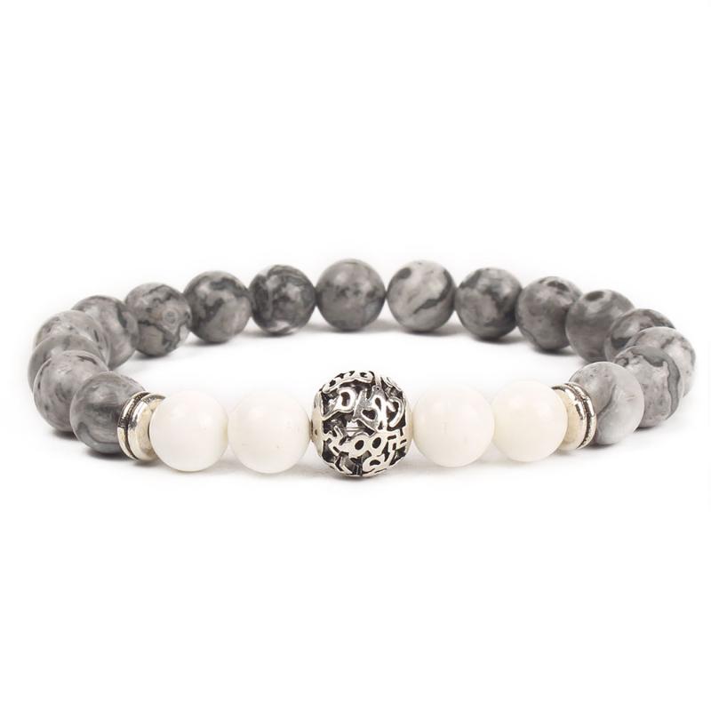 showboho 8MM map stone lucky beads bracelet men's lucky bracelet charm fashion simple
showboho 8MM map stone lucky beads bracelet men's lucky bracelet charm fashion simple