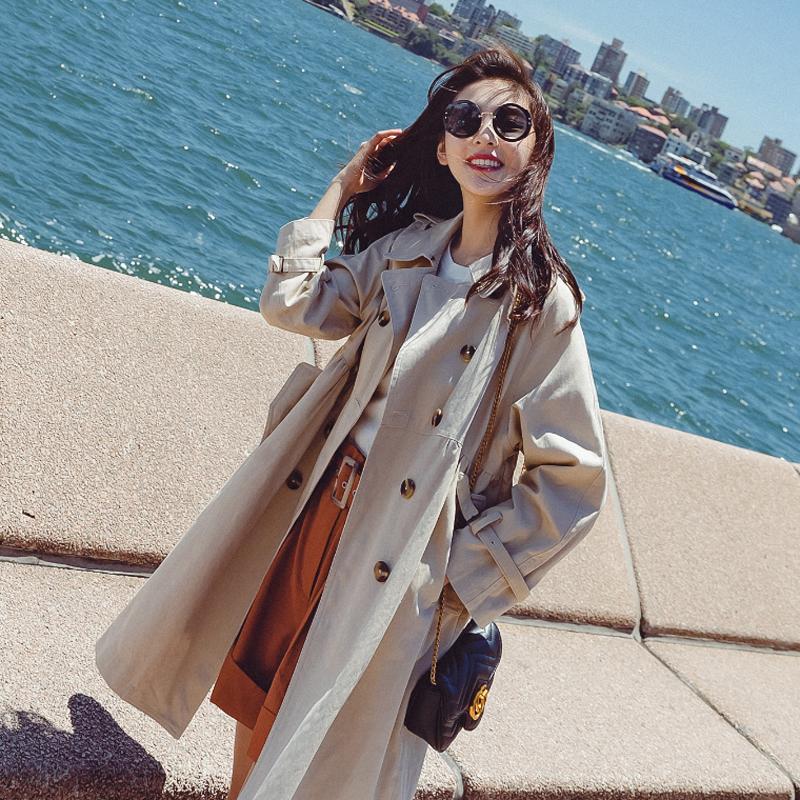 Korean Windbreakers For Women 2020 Autumn Long Trench Coats Female Casual Loose Windbreaker Womens Double-breasted Coat Overcoat, Photo color
Korean Windbreakers For Women 2020 Autumn Long Trench Coats Female Casual Loose Windbreaker Womens Double-breasted Coat Overcoat, Photo color