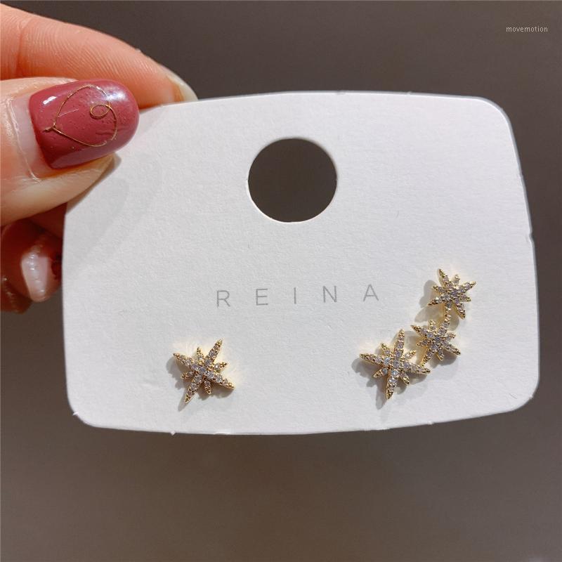 2020 Korean New Design Fashion Jewelry Copper Inlaid Zircon Delicate Asymmetric Stars Elegant Female Earrings1
2020 Korean New Design Fashion Jewelry Copper Inlaid Zircon Delicate Asymmetric Stars Elegant Female Earrings1