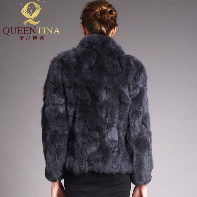 High Quality Real Fur Coat Fashion Genuine Rabbit Fur Overcoats Elegant Women Winter Outwear Stand Collar Rabbit Fur Jacket 201209, Light purple button
High Quality Real Fur Coat Fashion Genuine Rabbit Fur Overcoats Elegant Women Winter Outwear Stand Collar Rabbit Fur Jacket 201209, Light purple button