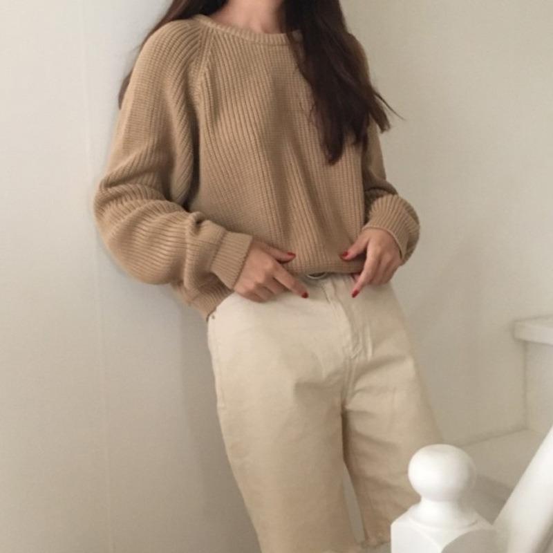 Korean Autumn and Winter New 2021 Lady Style Basic All-match Solid Color Raglan Sleeve Bottoming Shirt Long Sleeve Sweater, 01
Korean Autumn and Winter New 2021 Lady Style Basic All-match Solid Color Raglan Sleeve Bottoming Shirt Long Sleeve Sweater, 01