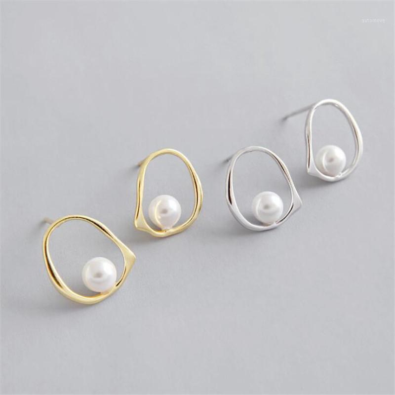 New Temperament Irregular 925 Sterling Silver Jewelry Hollow Fashion Personality Geometric Pearl Stud Earrings SE9171
New Temperament Irregular 925 Sterling Silver Jewelry Hollow Fashion Personality Geometric Pearl Stud Earrings SE9171