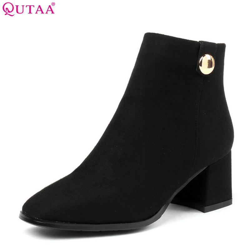 QUTAA 2020 Women Motorcycle Boots Flock Square High Heel Fashion Sexy Winter Shoes Platform Elegant Women Boots Big Size 34-43, Beige
QUTAA 2020 Women Motorcycle Boots Flock Square High Heel Fashion Sexy Winter Shoes Platform Elegant Women Boots Big Size 34-43, Beige