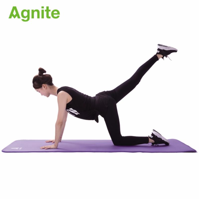 Agnite 4174 professional slip-proof NBR yoga mat 10mm for fitness cushion quality gymnastics exercise matress sport carpet strap, Red
Agnite 4174 professional slip-proof NBR yoga mat 10mm for fitness cushion quality gymnastics exercise matress sport carpet strap, Red