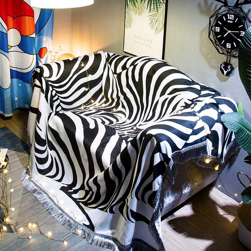 Aggcual Nordic minimalist sofa blanket zebra cover cloth sofa towel cushion non-slip dustproof bedroom bed cover Carpet XT102
Aggcual Nordic minimalist sofa blanket zebra cover cloth sofa towel cushion non-slip dustproof bedroom bed cover Carpet XT102