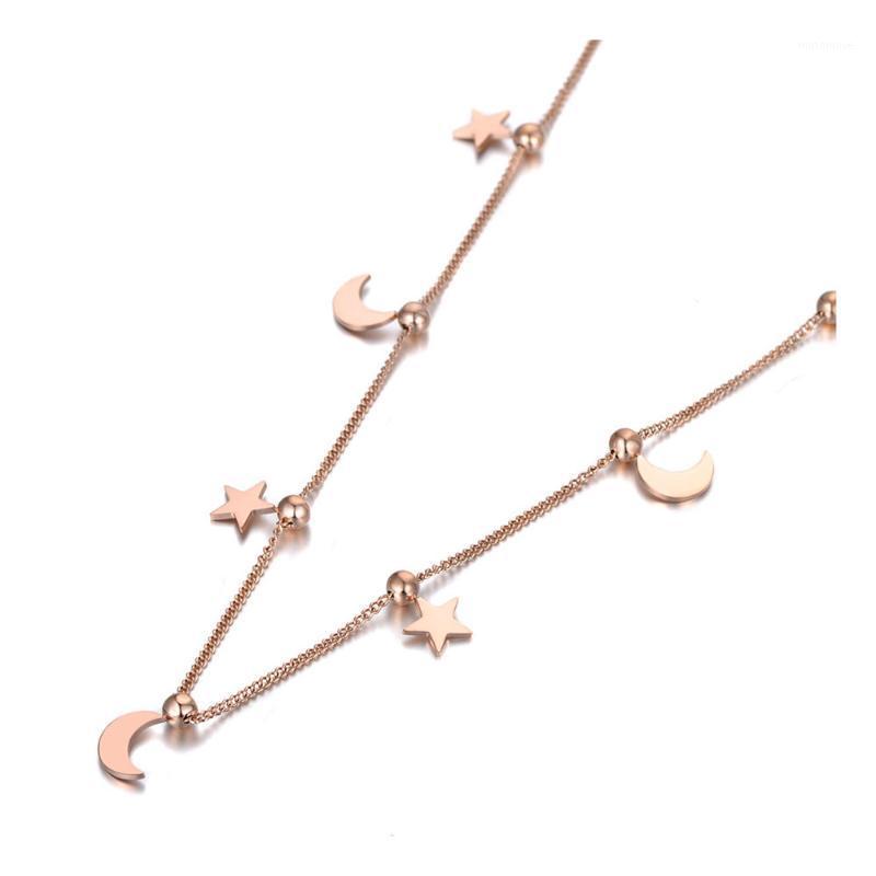 Bohemia Titanium Stainless Steel Moon & Star Choker Necklaces For Women Girls Trendy Charm Pendant Necklace N192141
Bohemia Titanium Stainless Steel Moon & Star Choker Necklaces For Women Girls Trendy Charm Pendant Necklace N192141