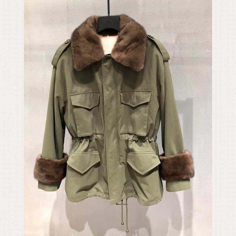 Natural Lamb Fur Women Coat Long 2021 Winter Fashion Real Parka Jacket Inner Lamb Fur Windbreaker H113, Army green
Natural Lamb Fur Women Coat Long 2021 Winter Fashion Real Parka Jacket Inner Lamb Fur Windbreaker H113, Army green