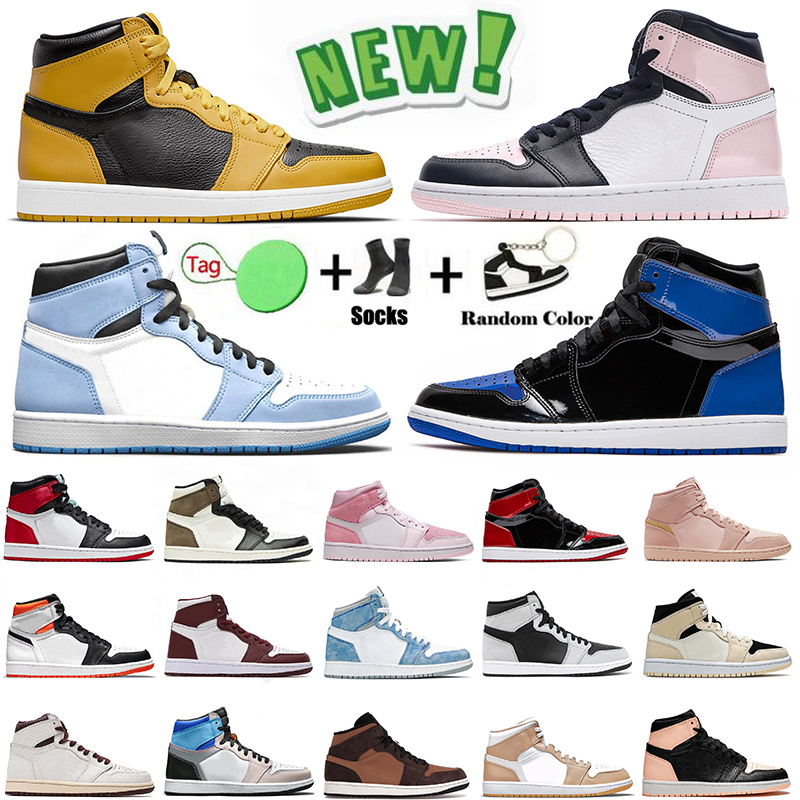 Mens 1s High OG Basketball Shoes Jumpman 1 A Ma Maniere Pollen University Blue Dark Mocha Bubble Gum Shadow UNC Patent Royal Green Hyper Royal Women Sneakers Trainers, C44 shadow 2.0
Mens 1s High OG Basketball Shoes Jumpman 1 A Ma Maniere Pollen University Blue Dark Mocha Bubble Gum Shadow UNC Patent Royal Green Hyper Royal Women Sneakers Trainers, C44 shadow 2.0