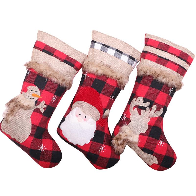 3Pcs Christmas Stocking Fireplace Hanging Xmas Stockings Decorations for Family Holiday Season Decora
3Pcs Christmas Stocking Fireplace Hanging Xmas Stockings Decorations for Family Holiday Season Decora
