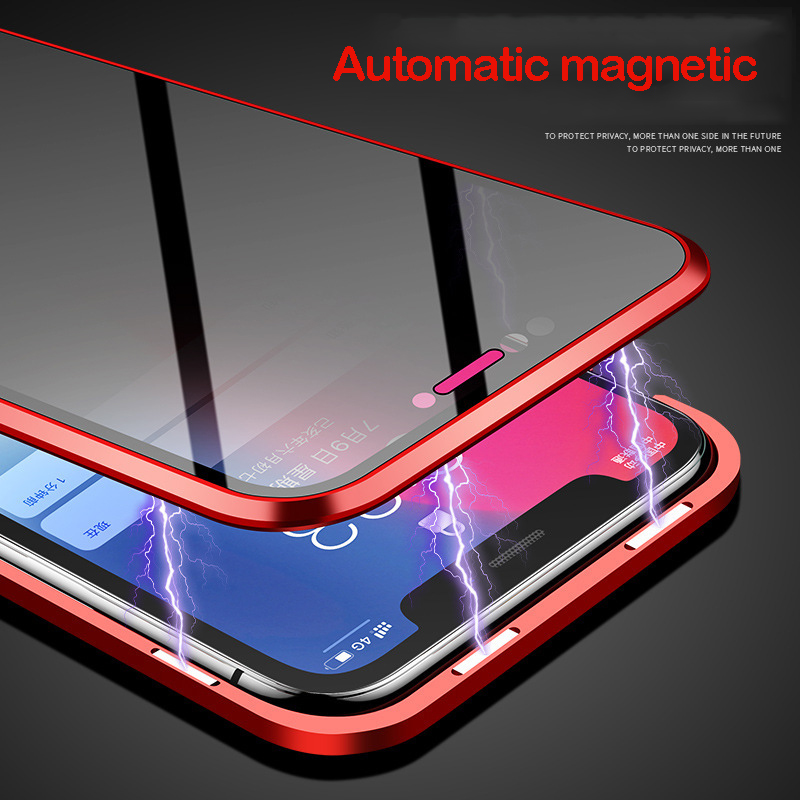 IPhone12 Anti-Peeping Magneto Phone Case Apple 11 Creative Metal Frame 7P Magnetic Protective Case Wholesale Cell Phone Cases
IPhone12 Anti-Peeping Magneto Phone Case Apple 11 Creative Metal Frame 7P Magnetic Protective Case Wholesale Cell Phone Cases