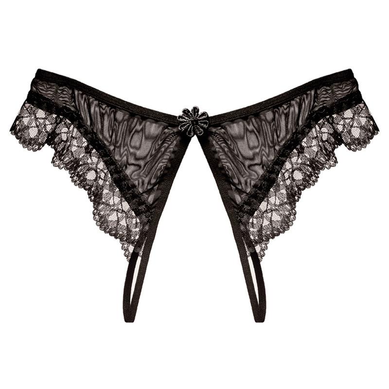 Women Lace G String Crotch Opening Thong Panties Briefs Lingerie Underwear Sexy, Black
Women Lace G String Crotch Opening Thong Panties Briefs Lingerie Underwear Sexy, Black