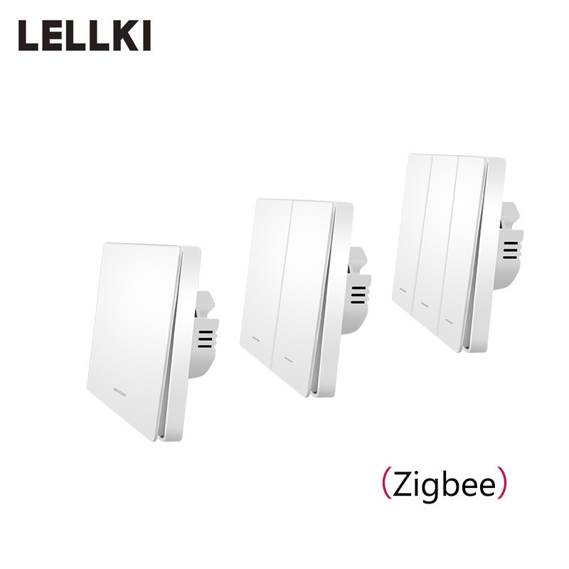 ZigBee Smart Light Key Switch Wireless Remote Control EU Wall Switch With Neutral Fire Wire Works Philips Hue SmartThings Alexa Y200407
ZigBee Smart Light Key Switch Wireless Remote Control EU Wall Switch With Neutral Fire Wire Works Philips Hue SmartThings Alexa Y200407