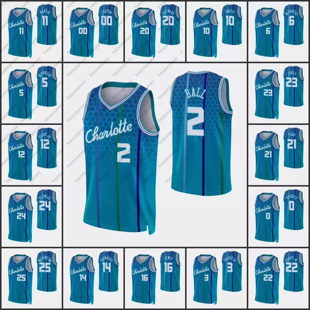 Men Miles Bridges LaMelo Ball Terry Rozier III James Bouknight P. J. Washington Custom 75th Anniversary Blue Jersey
Men Miles Bridges LaMelo Ball Terry Rozier III James Bouknight P. J. Washington Custom 75th Anniversary Blue Jersey