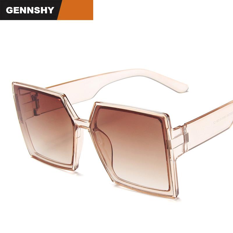2021 Newest Korean Big Square Sunglasses Women Europe And America Sunglasses Men Brand Design Plastic Eyewear Transparent Brown
2021 Newest Korean Big Square Sunglasses Women Europe And America Sunglasses Men Brand Design Plastic Eyewear Transparent Brown