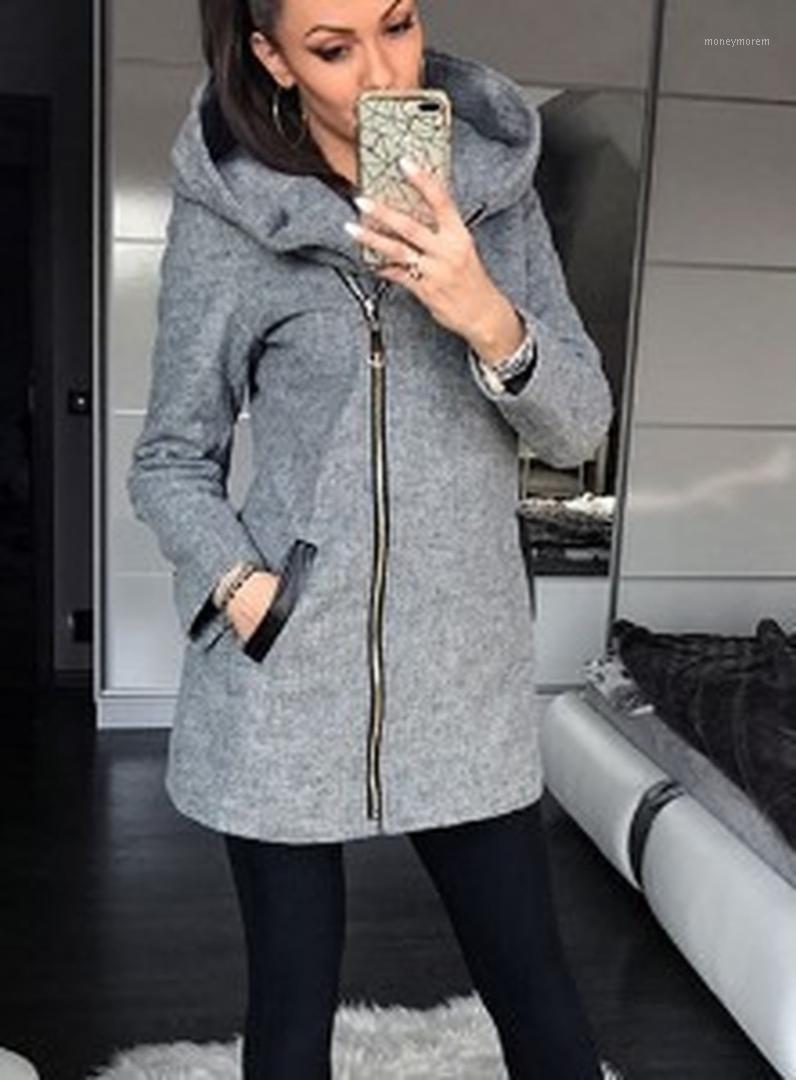 2019 jacket autumn female jacket fashion woman cloth side zipper plus velvet hooded long section winter women1, Black
2019 jacket autumn female jacket fashion woman cloth side zipper plus velvet hooded long section winter women1, Black