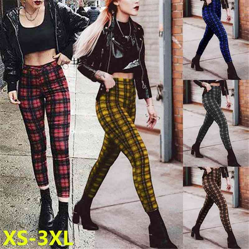 Pantalones A Cuadros Ajustados De Cintura Alta Para Mujer Mallas De Chndal Elsticos Ajustados Sexy A La Moda, Black;white
Pantalones A Cuadros Ajustados De Cintura Alta Para Mujer Mallas De Chndal Elsticos Ajustados Sexy A La Moda, Black;white