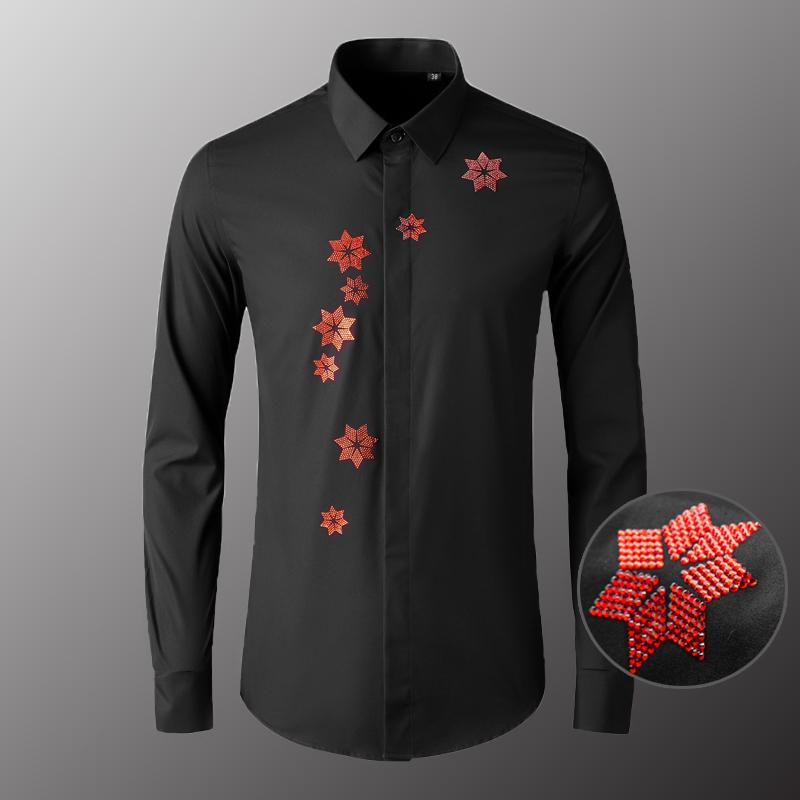 New Royal Diamond Mens Shirts Luxury Solid Color Long Sleeve Mens Dress Shirts Fashion Slim Party Male Plus Size 4xl, White
New Royal Diamond Mens Shirts Luxury Solid Color Long Sleeve Mens Dress Shirts Fashion Slim Party Male Plus Size 4xl, White