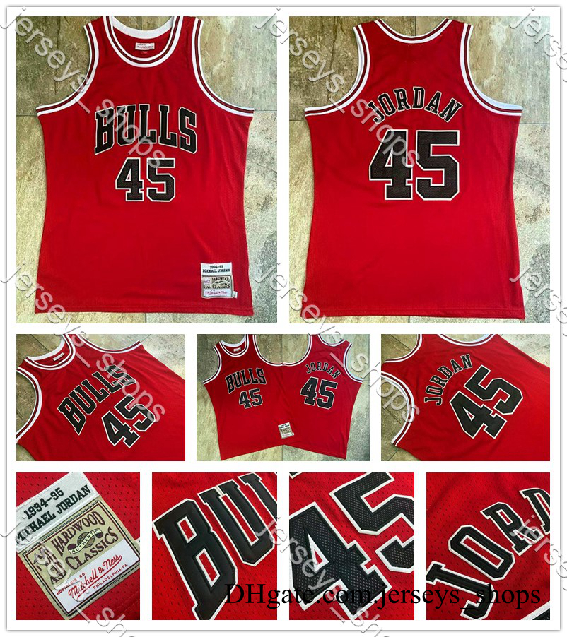 Mens Retro Basketball Jerseys Authentic Michael 45 Red Embroidered Mitchell & Ness 1994/95 Stitched Hardwoods Classics Red Shirts Sweatpants, Black;red
Mens Retro Basketball Jerseys Authentic Michael 45 Red Embroidered Mitchell & Ness 1994/95 Stitched Hardwoods Classics Red Shirts Sweatpants, Black;red