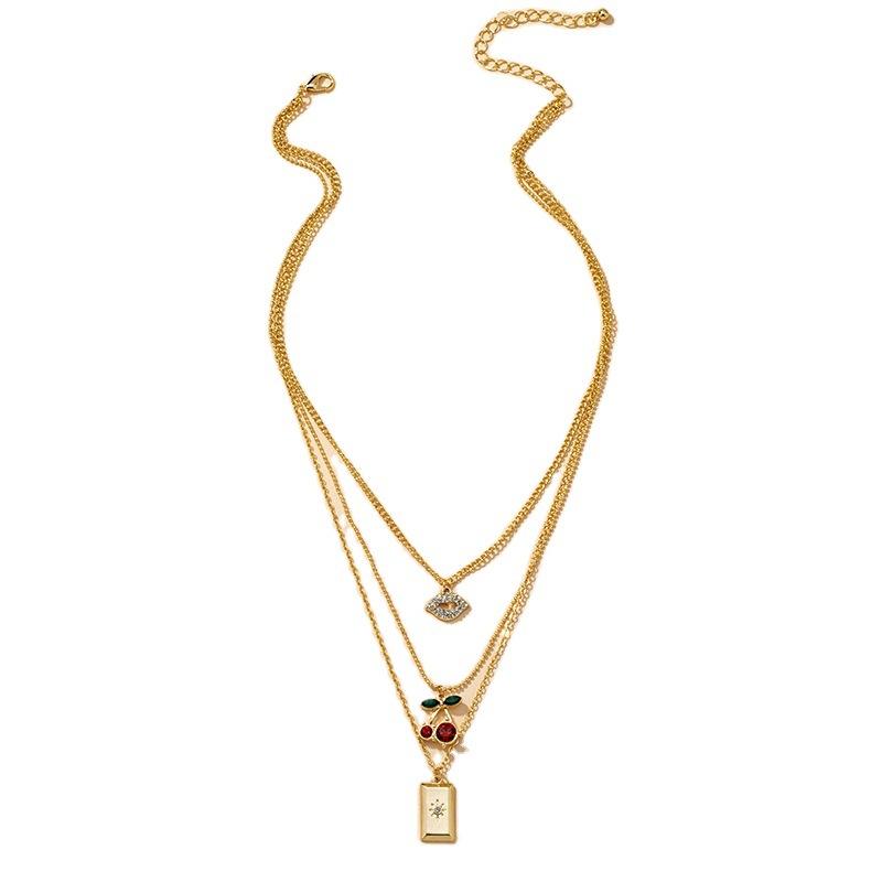 Ins 2021 New Gold Chain Lip Cherry Star Geo Minimalism Minimalist Pendant Choker Necklaces Korean Fashion Chic Party Jewelry
Ins 2021 New Gold Chain Lip Cherry Star Geo Minimalism Minimalist Pendant Choker Necklaces Korean Fashion Chic Party Jewelry