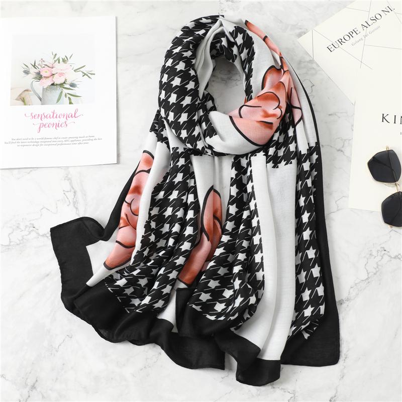 2020 New Women Winter Scarf Plaid Floral Hijab Shawl Wraps Large Warm Cotton Feeling Scarves Spring Headband
2020 New Women Winter Scarf Plaid Floral Hijab Shawl Wraps Large Warm Cotton Feeling Scarves Spring Headband