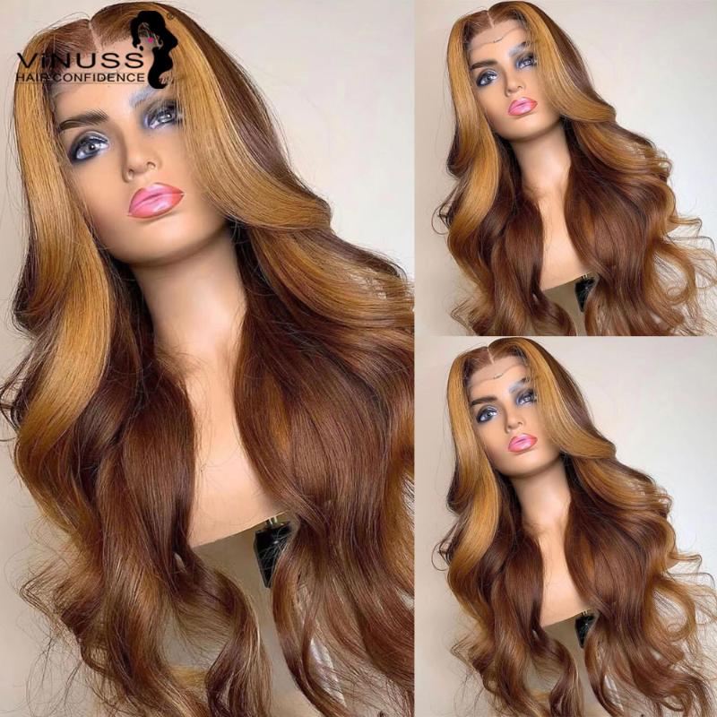 Highlight 4#/27# Honey Blonde Ombre Human Hair 13x6 Lace Front Wigs Pre Plucked Hairline Malaysian Hair Bleached Knots For Women, 4highlight27
Highlight 4#/27# Honey Blonde Ombre Human Hair 13x6 Lace Front Wigs Pre Plucked Hairline Malaysian Hair Bleached Knots For Women, 4highlight27