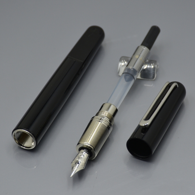 promotion Magnetic Black Fountain pen administrative office stationery fashion M nib Writing ink pen for business gift
