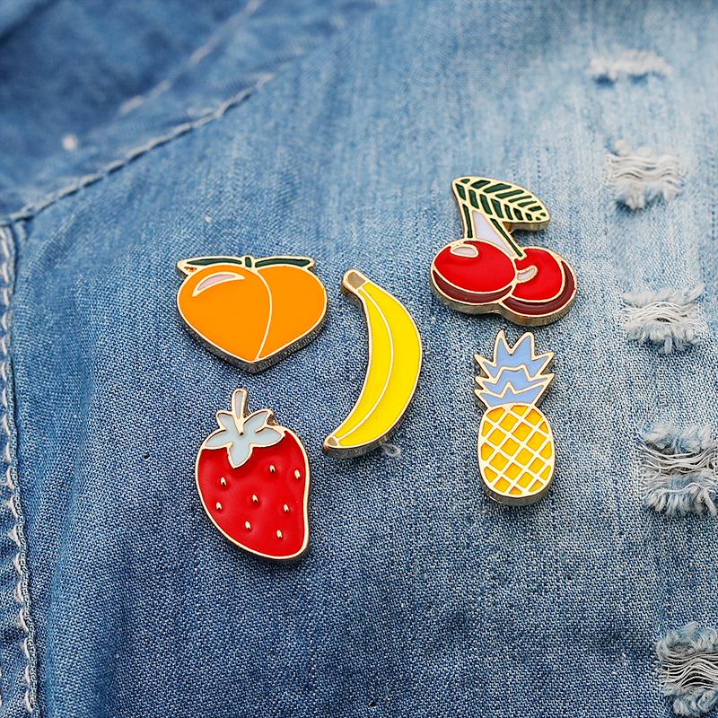Fruit Brooch Cute Japanese Cartoon Creative Strawberry Cherry Badges Joker From Girls Bag Decoration Pins
Fruit Brooch Cute Japanese Cartoon Creative Strawberry Cherry Badges Joker From Girls Bag Decoration Pins