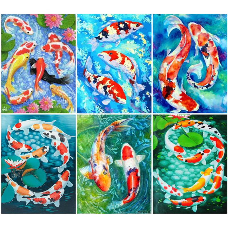 EverShine 5D Koi Diamond Painting Full Square Cross Stitch Handicraft Diamond Art Animals Bead Embroidery Wall Decor
EverShine 5D Koi Diamond Painting Full Square Cross Stitch Handicraft Diamond Art Animals Bead Embroidery Wall Decor