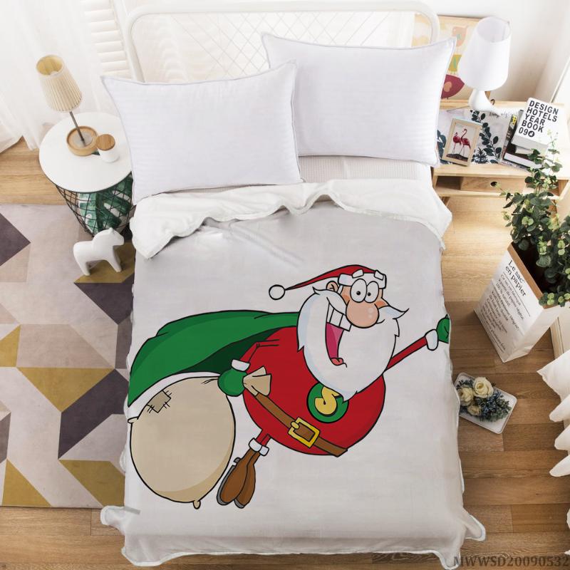 Cartoon Santa Claus Print Blanket 3D Creative Blanket Soft For Kids Adult Bedroom Decoration Modern Home Bed Set
Cartoon Santa Claus Print Blanket 3D Creative Blanket Soft For Kids Adult Bedroom Decoration Modern Home Bed Set