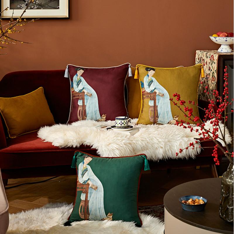 DUNXDECO Cushion Cover Decorative Pillow Case Vintage Simple Chinese Elegant Lady Luxury Artistic Coussin Sofa Chair Decorating
DUNXDECO Cushion Cover Decorative Pillow Case Vintage Simple Chinese Elegant Lady Luxury Artistic Coussin Sofa Chair Decorating