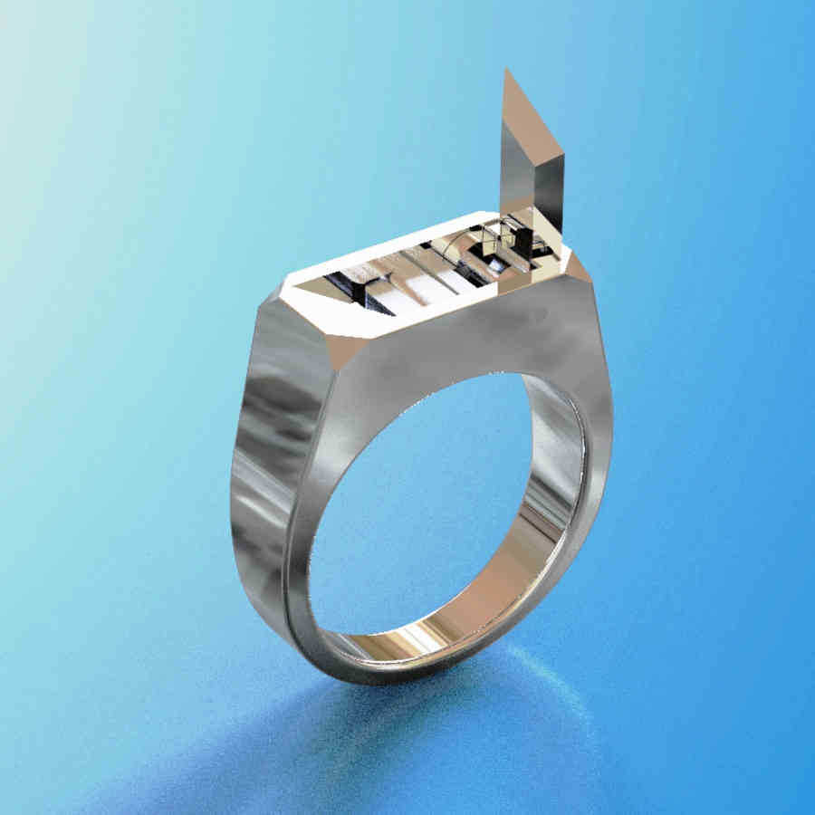 Second and Third Generation Steel Fierce Knife Ring Selfdefense Multifunctional Integrated Invisible Interphalangeal Blade BD8W727
Second and Third Generation Steel Fierce Knife Ring Selfdefense Multifunctional Integrated Invisible Interphalangeal Blade BD8W727