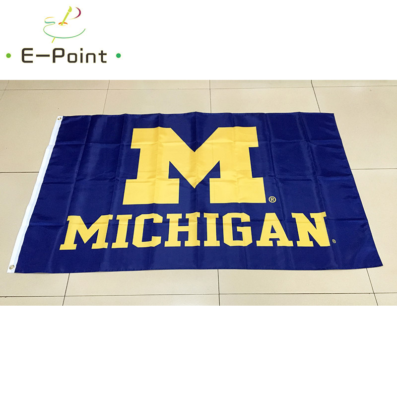NCAA Michigan Wolverines Flag 3*5ft (90cm*150cm) Polyester flag Banner decoration flying home & garden flag Festive gifts
NCAA Michigan Wolverines Flag 3*5ft (90cm*150cm) Polyester flag Banner decoration flying home & garden flag Festive gifts