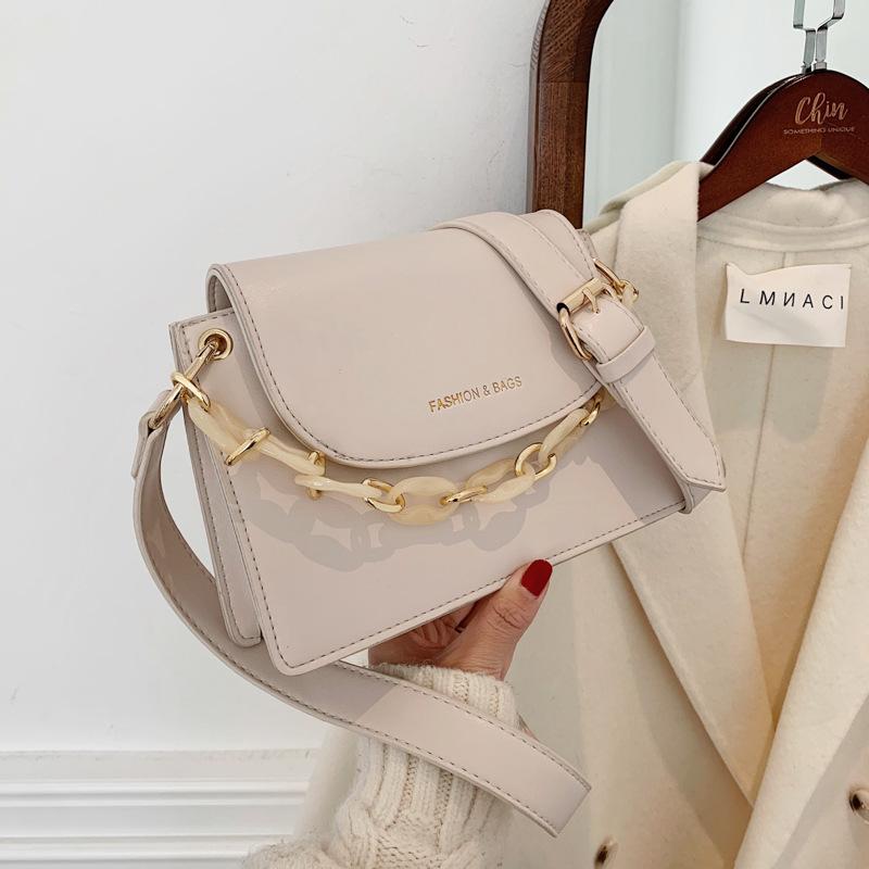 Female Bag 2021 New Trendy Fashion One-shoulder Messenger Bag Korean Version Of The Wild Chain Japanese And Korean Handbag, Beige
Female Bag 2021 New Trendy Fashion One-shoulder Messenger Bag Korean Version Of The Wild Chain Japanese And Korean Handbag, Beige
