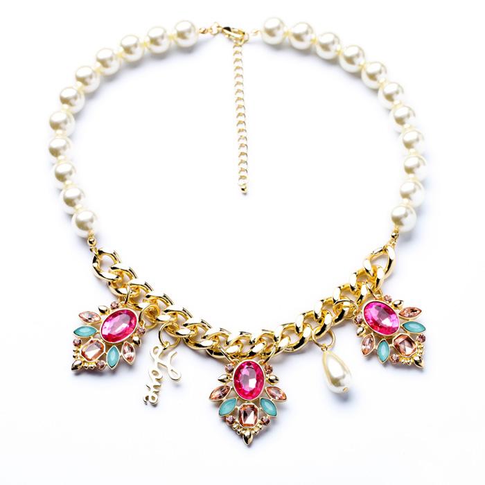 Bulk Price Acrylic Beads Strand Necklace Pink & Blue Crystal Geometric Pendants Necklace for Women Party Jewelry Gift
Bulk Price Acrylic Beads Strand Necklace Pink & Blue Crystal Geometric Pendants Necklace for Women Party Jewelry Gift