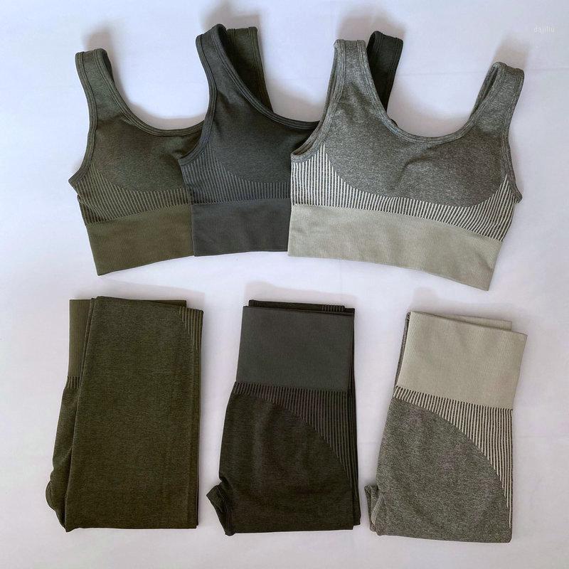 Women Seamless Yoga Set High Waist Leggings+Sports Bra Crop Top 2 Piece Workout Clothes Sports Suit Female Running Sportswear1, Army green set
Women Seamless Yoga Set High Waist Leggings+Sports Bra Crop Top 2 Piece Workout Clothes Sports Suit Female Running Sportswear1, Army green set