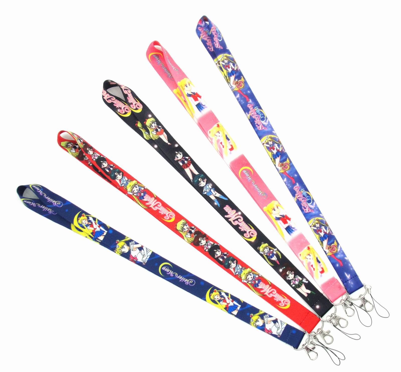 Wholesale 200pcs Japan Anime Sailor Moon Lanyard Neck Strap Clip Black Stripe for Car Key ID Card Mobile Phone Badge Holder
Wholesale 200pcs Japan Anime Sailor Moon Lanyard Neck Strap Clip Black Stripe for Car Key ID Card Mobile Phone Badge Holder