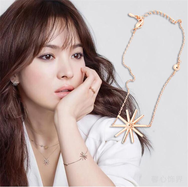 YUN RUO Fashion Brand Rose Gold Color Sunflower Bracelet Charms 316L Stainless Steel Jewelry Woman Chain Link Prevent Fade
YUN RUO Fashion Brand Rose Gold Color Sunflower Bracelet Charms 316L Stainless Steel Jewelry Woman Chain Link Prevent Fade