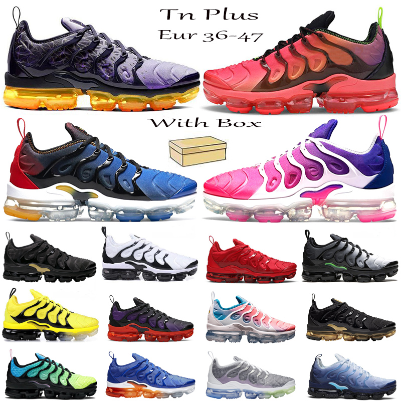 With Box TN Plus Mens Running Shoes Pink Sea Bleached Coral Pure Triple Black White Red Lemon Lime Bumblebee Voltage Purple Men Sneakers, 7 40-47
With Box TN Plus Mens Running Shoes Pink Sea Bleached Coral Pure Triple Black White Red Lemon Lime Bumblebee Voltage Purple Men Sneakers, 7 40-47