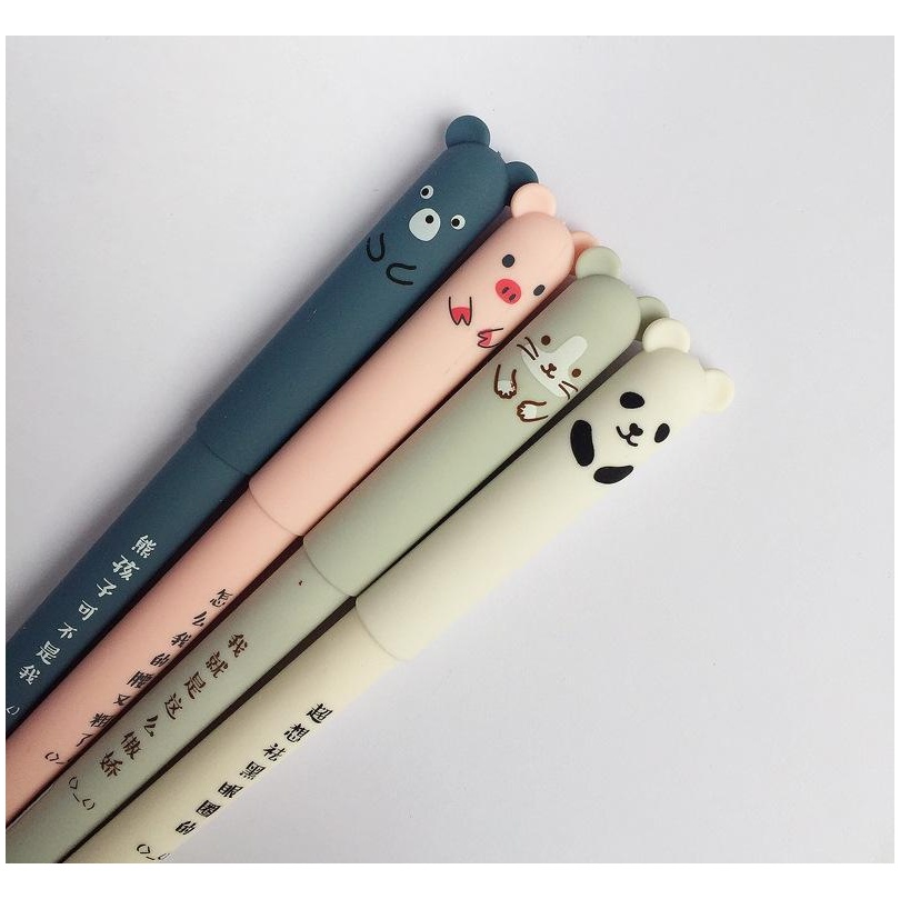 Cartoon Animals Erasable Pen 0.35mm Cute Panda Cat Magic Pens Kawaii Gel Pens For School Writing Novelty Sta jllJIv sport77777
Cartoon Animals Erasable Pen 0.35mm Cute Panda Cat Magic Pens Kawaii Gel Pens For School Writing Novelty Sta jllJIv sport77777