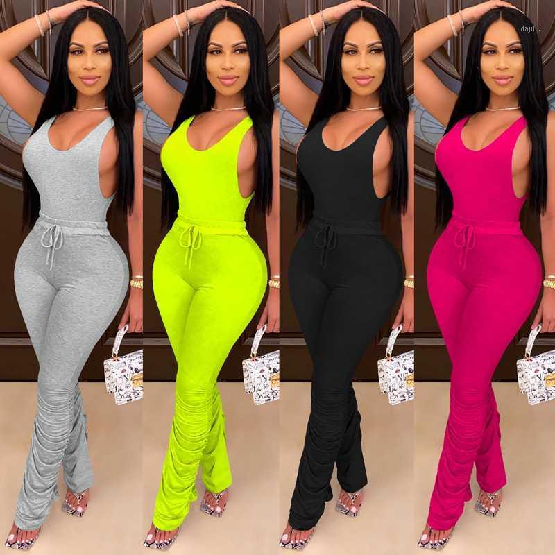 Sexy Women' Casual Bodysuit Low-cut Sleeveless Top Tight Lace Up Long Pants for Summer and Autumn1, Black
Sexy Women' Casual Bodysuit Low-cut Sleeveless Top Tight Lace Up Long Pants for Summer and Autumn1, Black