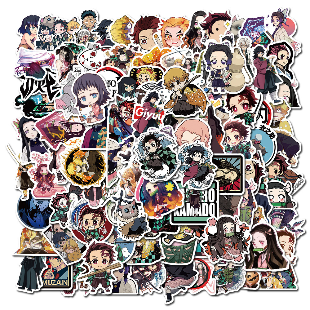 100PCS Hot Anime Kimetsu No Yaiba Stickers For Guitar Laptop Skateboard Texture Two Flutess Demon Cutting Blade Slayer Sticker Q1215
100PCS Hot Anime Kimetsu No Yaiba Stickers For Guitar Laptop Skateboard Texture Two Flutess Demon Cutting Blade Slayer Sticker Q1215
