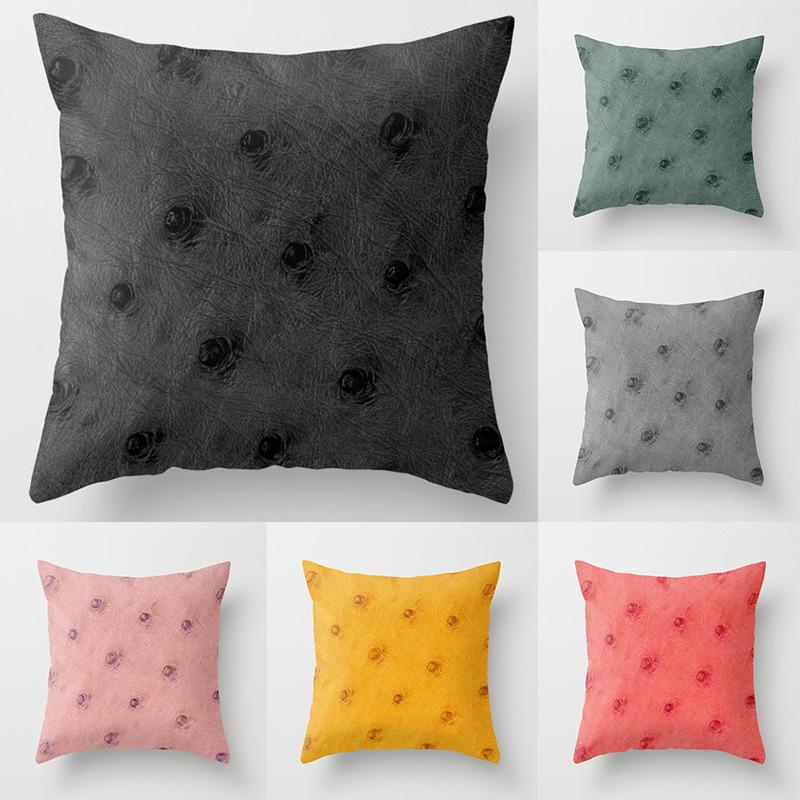 Ostrich Grain Leather Texture Print Cushion Cover Modern Nordic Geometry Simple Pillows Case Sofa Decorative Throw Pillow Covers, Ostrich-004
Ostrich Grain Leather Texture Print Cushion Cover Modern Nordic Geometry Simple Pillows Case Sofa Decorative Throw Pillow Covers, Ostrich-004