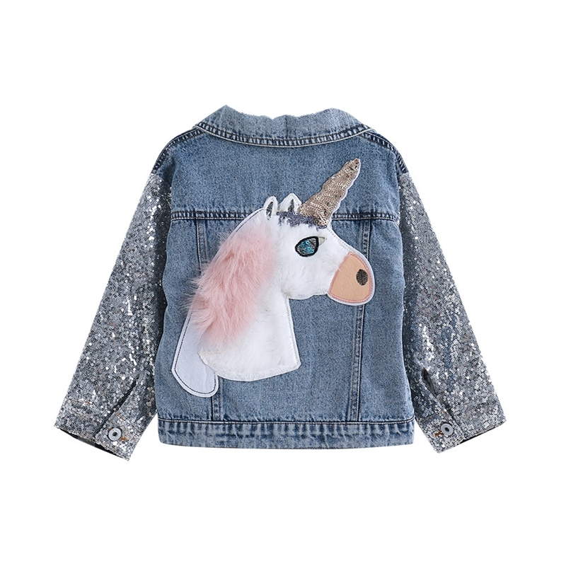 Unicorn Denim Jacket for Girls Coats Children Clothing Autumn Baby Girls Clothes Outerwear Jean Jackets & Coats for Child Girls 201104
Unicorn Denim Jacket for Girls Coats Children Clothing Autumn Baby Girls Clothes Outerwear Jean Jackets & Coats for Child Girls 201104