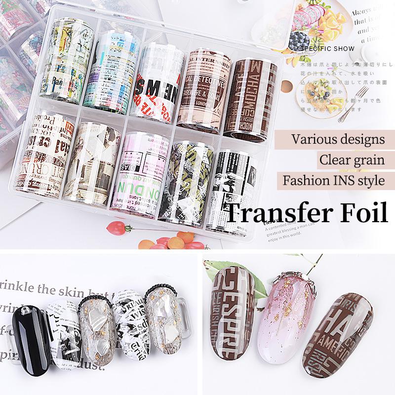 PinPai 2.5*50cm Mixed Colors Nail Foils Flower Sky Series Foils Paper Nail Art Transfer Sticker Art Decal Nails Accessories, F706-10
PinPai 2.5*50cm Mixed Colors Nail Foils Flower Sky Series Foils Paper Nail Art Transfer Sticker Art Decal Nails Accessories, F706-10