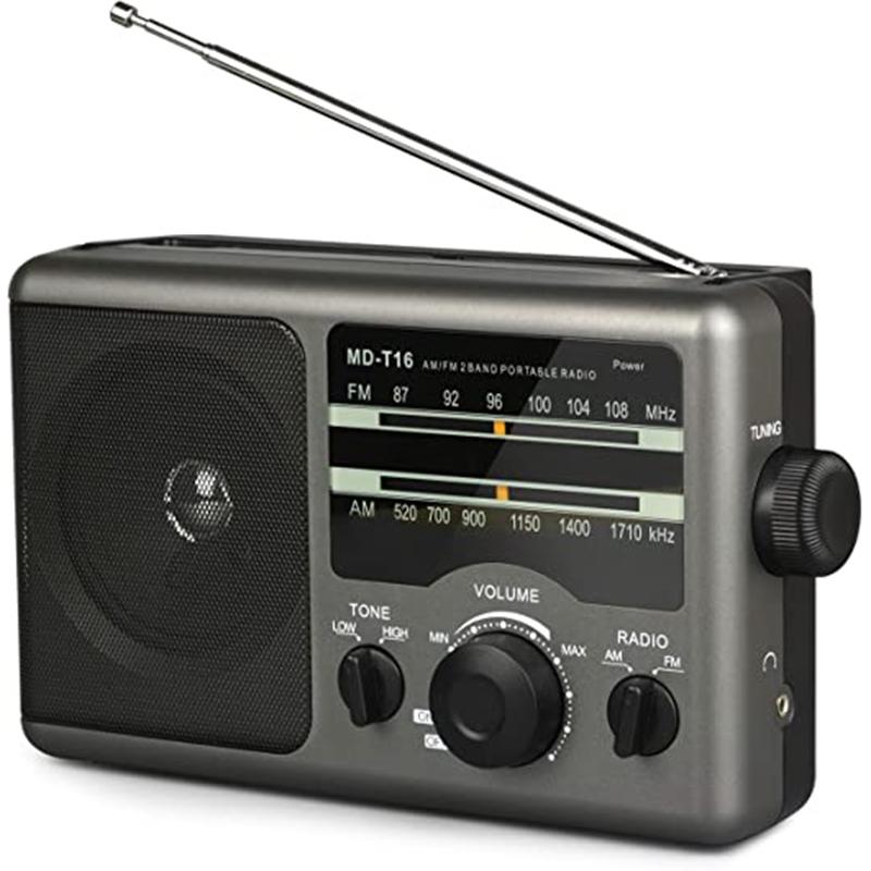 AM FM Portable Radio Battery Operated Radio By 4X D Cell Batteries or AC Power Transistor with and Big Speaker
AM FM Portable Radio Battery Operated Radio By 4X D Cell Batteries or AC Power Transistor with and Big Speaker