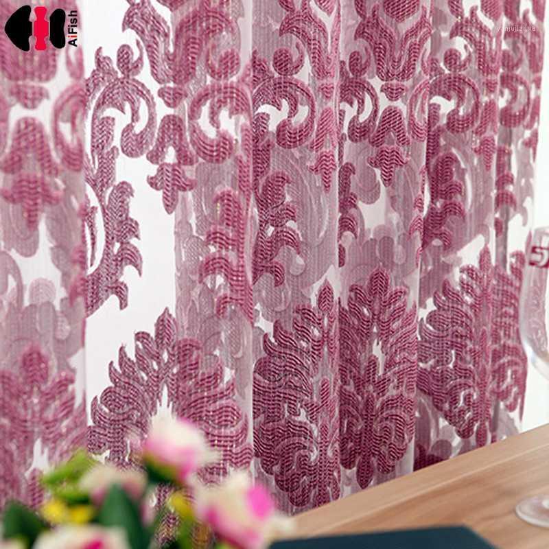 Classic style sheer tulle curtain for living room curtains purple Curtains tulle for windows Chest of drawers kitchen wp048C1
Classic style sheer tulle curtain for living room curtains purple Curtains tulle for windows Chest of drawers kitchen wp048C1