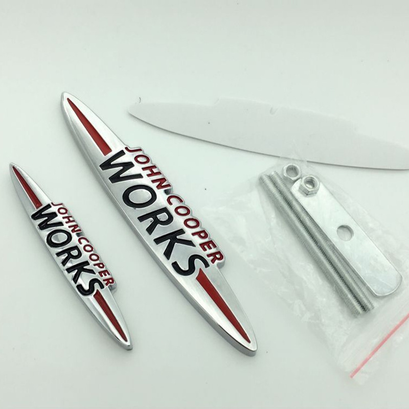 1pcs metal zinc alloy Car grill stickers Rear body badge emblem stickers car styling for John cooper works BMW MINI JCW Cooper, 9cm 1.5cm with tape
1pcs metal zinc alloy Car grill stickers Rear body badge emblem stickers car styling for John cooper works BMW MINI JCW Cooper, 9cm 1.5cm with tape
